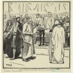 Court scene in old Rome expulsion of the Sophists, 1899, by Paget, Henry Marriott