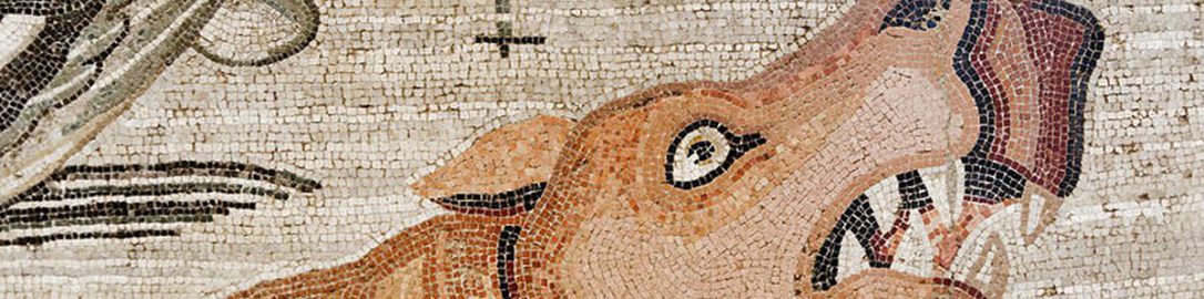 Hippo on the Roman mosaic