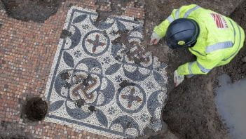 Odkryto w Londynie największą od 50 lat mozaikę rzymską