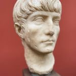 Roman marble portrait of young man