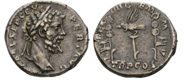 Septimius Severus 'legionary denar commemorating the XIIII Gemina legion