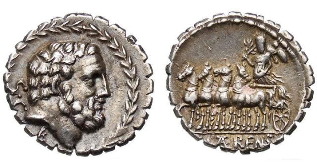 Coin of Sulla minted in 83 BCE
