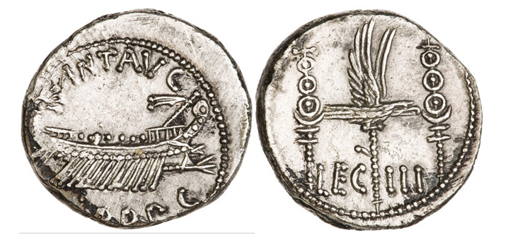 Przykład legionowego denara