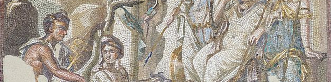 Sąd Parysa na rzymskiej mozaice