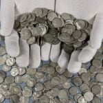 Srebrne rzymskie denary odkryte pod Hrubieszowem
