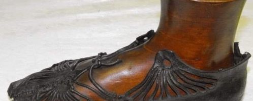 Zachowany rzymski but ze Szkocji