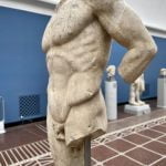 Muscular torso of Hercules