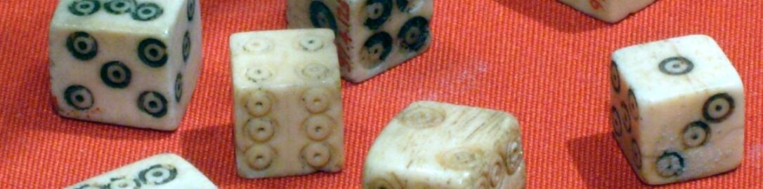 Roman dice for games