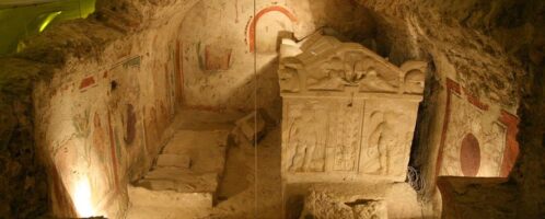 Chapel called the Mausoleum in the early Christian cemetery in Pécs