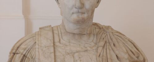 Bust of emperor Tiberius