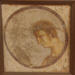 Roman fresco showing young man with large nose