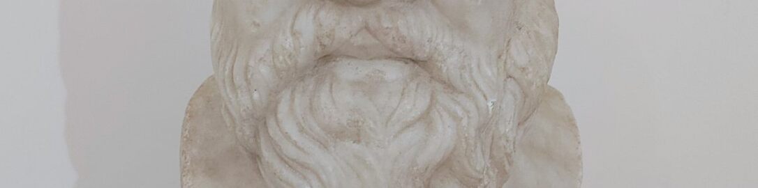 Roman marble sculpture of Socrates