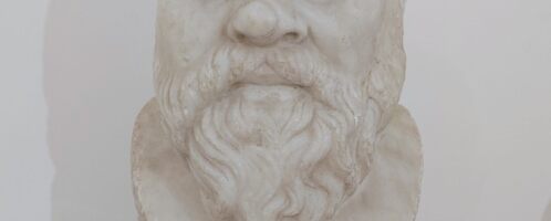 Roman marble sculpture of Socrates