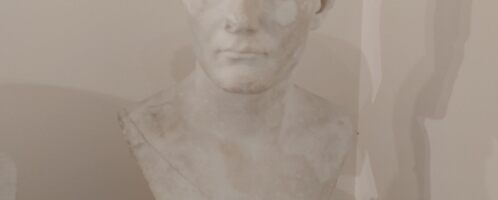 Roman bust showing certain Coelius Caldus