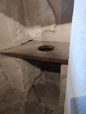 Toaleta w pompejańskim domu publicznym