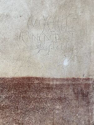Napis wyryty na ścianie rzymskiego Domu Wettiuszów