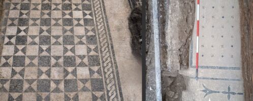 Two Roman mosaics have been discovered in central Italy