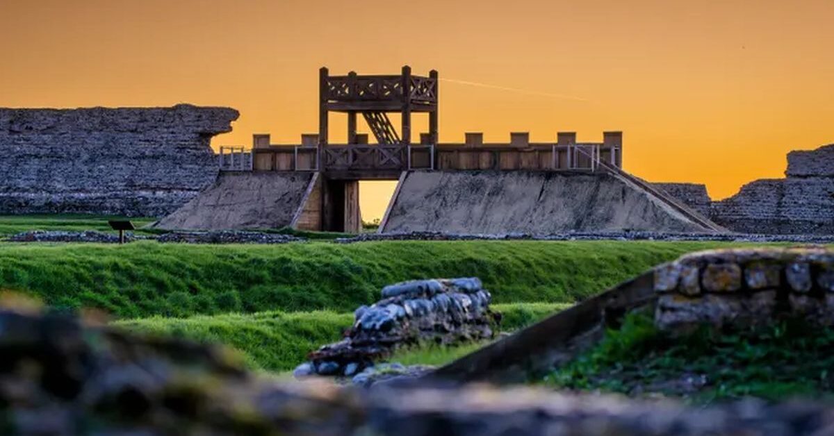 Zrekonstruowano rzymską bramę i mury w Richborough