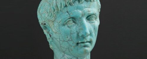 Head of emperor Octavian Augustus