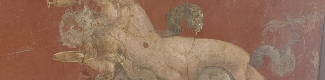 Roman fresco showing Nereid