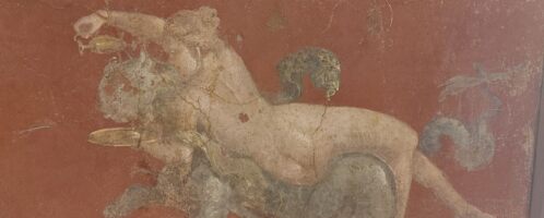 Roman fresco showing Nereid