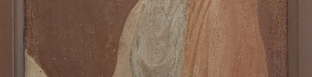 Rzymski fresk ukazujący młodą kobietę