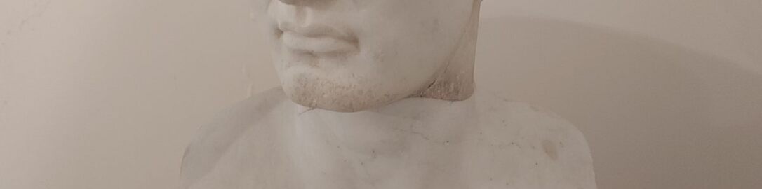 Roman bust showing man