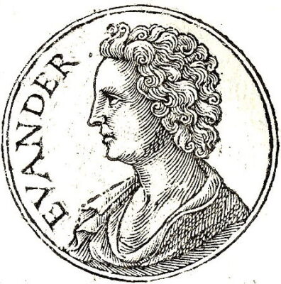 Image of Evander in Promptuarii Iconum Insigniorum (1533)