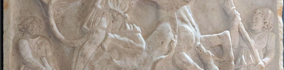 Mithra killing bull on relief