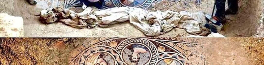 Mozaika odkryta w antycznym greckim mieście Zeugma
