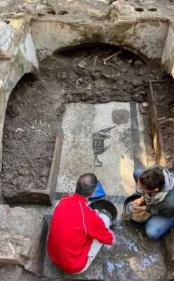 Przy via Appia odkryto rzymską mozaikę
