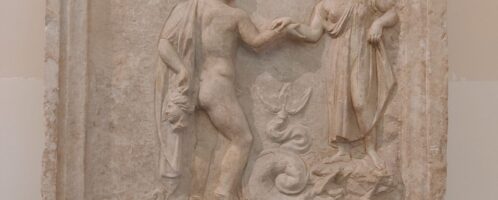 Roman relief showing Perseus and Andromeda