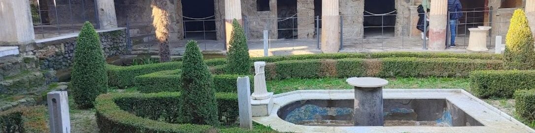 Peristyle in House of the Golden Cupids in Pompeii