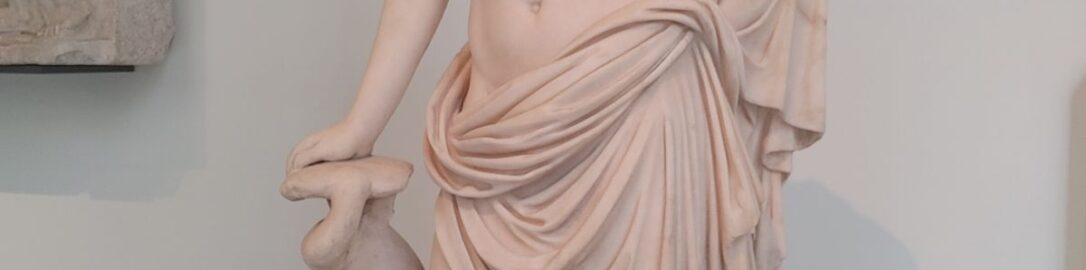 Roman sculpture of Venus with dolphin