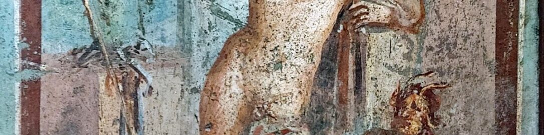 Rzymski fresk ukazujący hermafrodytę