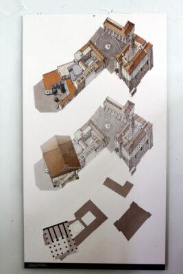 Visualization of the Capitoline Temple on today's Capitol