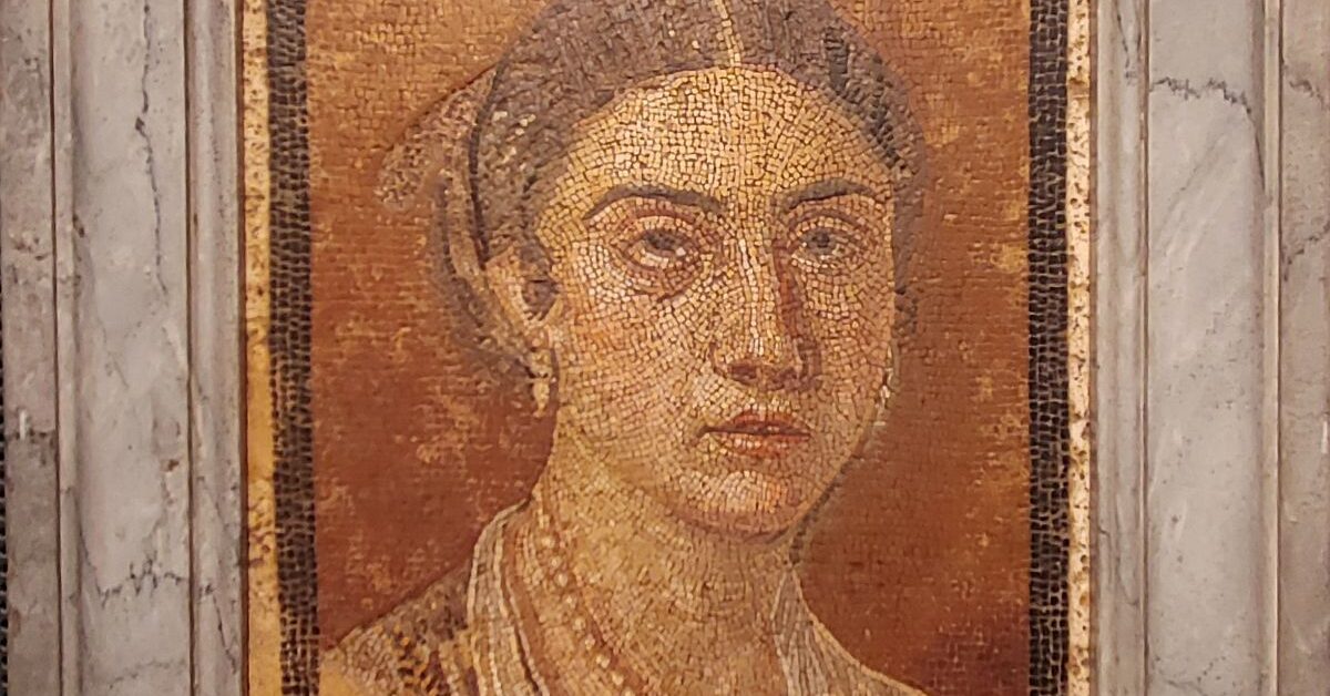 Portret rzymski ukazujący kobietę