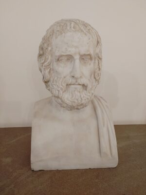 Rzymska rzeźba ukazująca Eurypidesa
