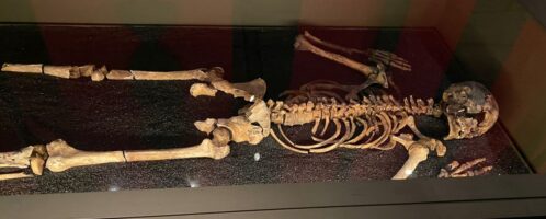 Skeleton of soldier from Herculaneum