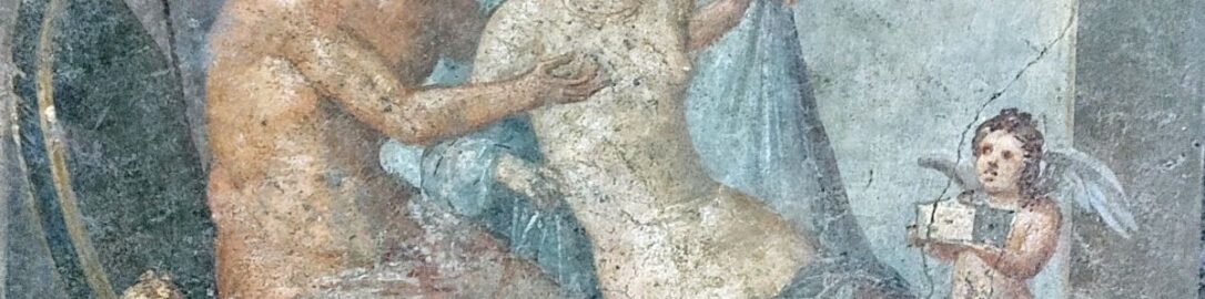 Rzymski fresk ukazujący Marsa i Wenus