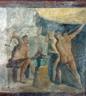 Warsztat Hefajstosa na fresku