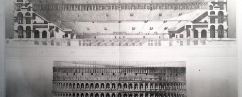 XIX wieczna rekonstrukcja Koloseum
