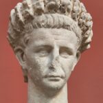 Bust of Roman emperor Claudius