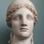 Roman sculpture depicting goddess Juno