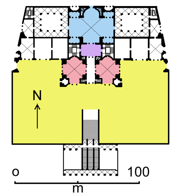 Plan of Titus' baths