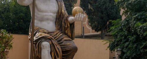 Giant replica of Emperor Constantine made in 3D technology