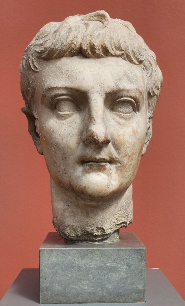 Preserved sculpture of Germanicus