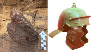 Discovery of Roman helmet in Denmark