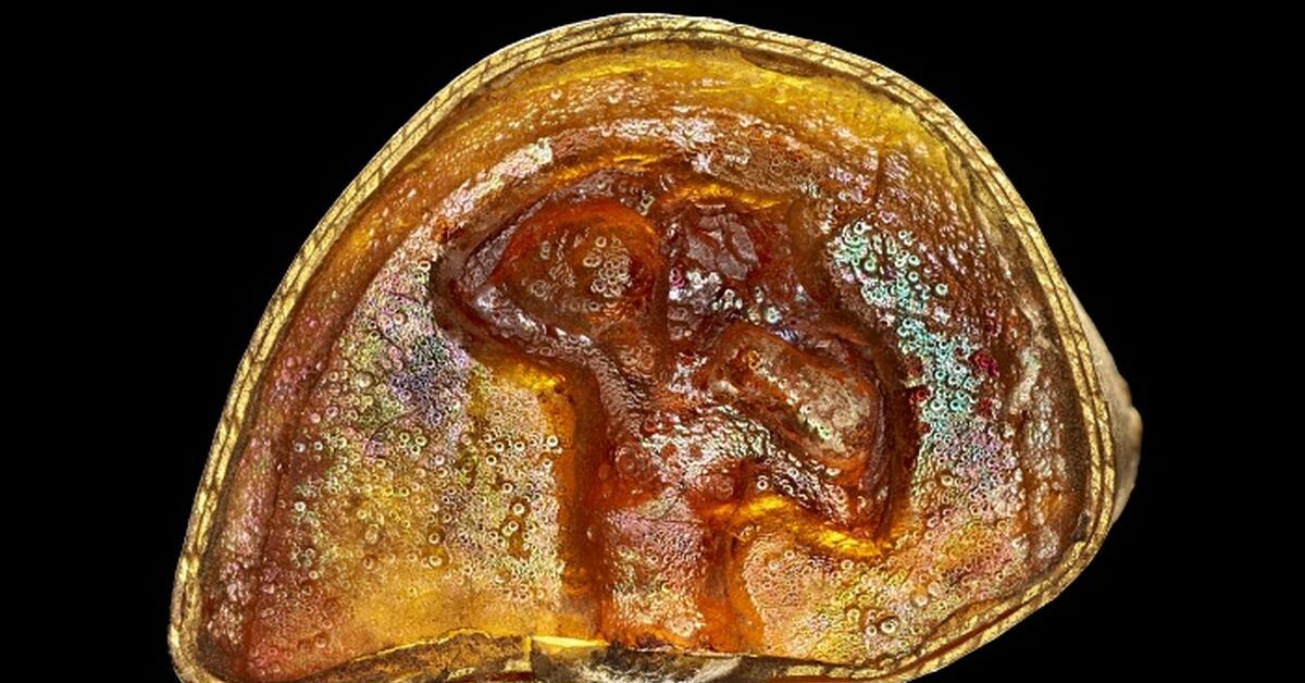 Rzymska szklana kamea