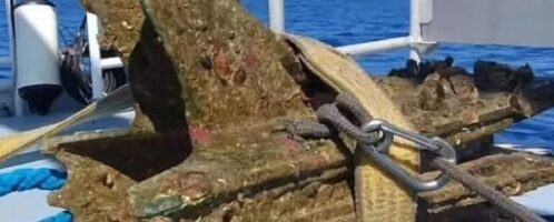 Prow of Roman warship made of bronze
